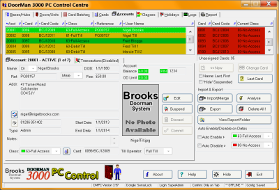 Doorman 3000 PC Control